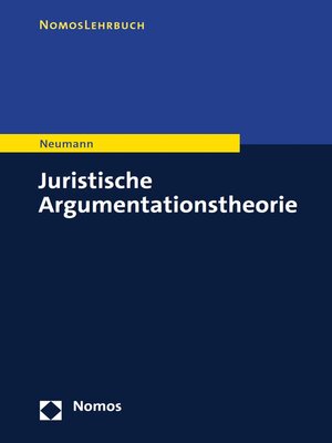 cover image of Juristische Argumentationstheorie